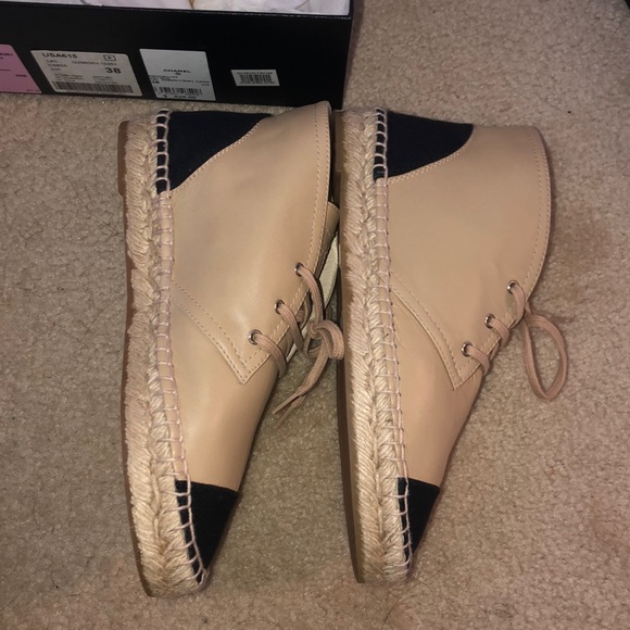 Chanel espadrilles lace up - Picture 5 of 8